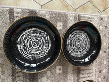 2 x Fox & Ivy Nero Pasta Bowls
