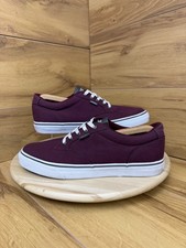 Vans mens Burgundy trainers size 10 UK US 11 EU 44  No Box vgc 