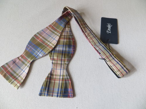Drake tartan bow tie - drake's, dickie