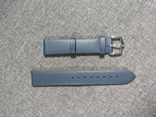 Hirsch watch strap 18mm blue - hirsch,