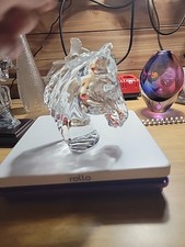 Waterford Horse Head Sculpture