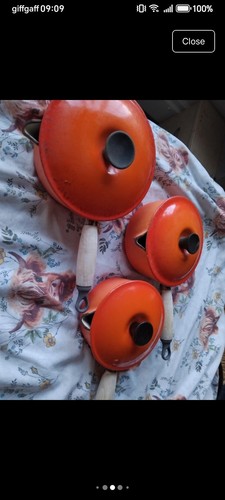 Creuset pan set - set, with
