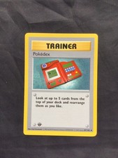 Pokemon Cards: Base Set 1st Edition Uncommon: Pokedex 87/102