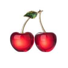 Crystal Cherry Figurine
