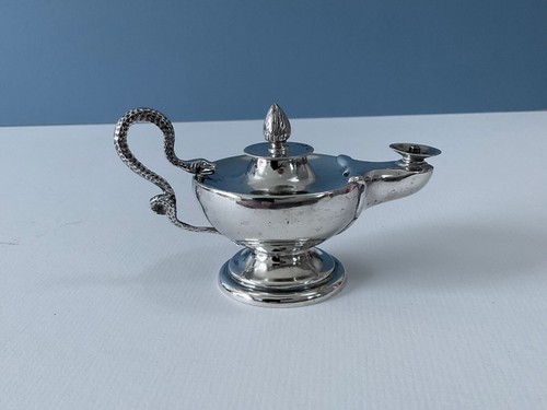 Antique solid silver table - solid,