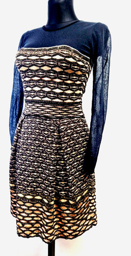 Missoni dress knit open - , back