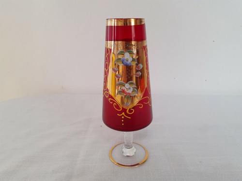 Vintage murano wine glass - vintage,