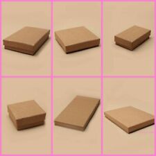 1 x  Natural Brown Kraft Paper Gift Box / Jewellery Presents Crafting