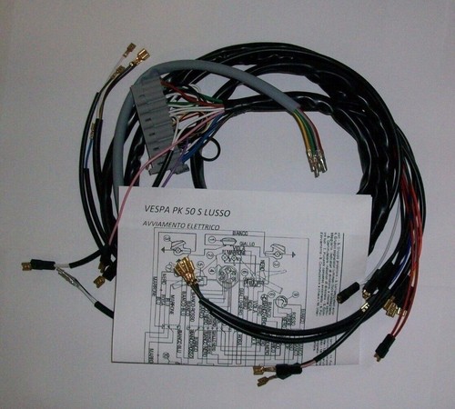 Electrical wiring vespa - pk, 50