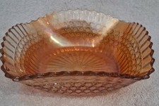 Vintage carnival glass square - vintage,