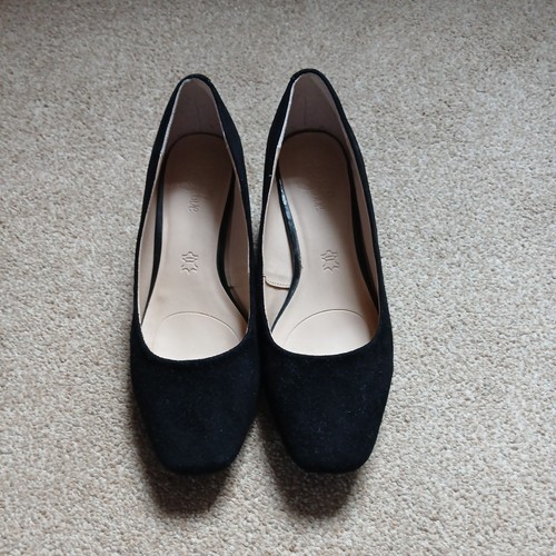 Footglove black suede - s,