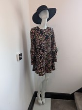 Women's Zara Floral Culotte Playsuit Small 