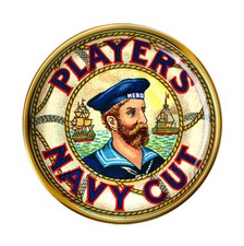 Players Navy Cut Vintage Pin