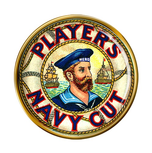 Players navy cut - navy, pin