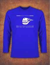 40th Anniversary KRAFTWERK TRANS EUROPE EXPRESS RETRO T-shirt Long Sleeve Blue