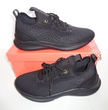 Ladies Black Sparkle Comfort