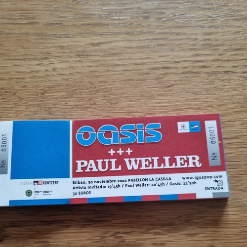 Oasis paul weller bilbao - +,