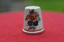 Silver thimble guilloche