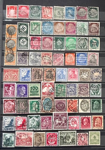 German stamps lot - of, 71