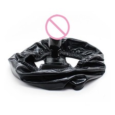 PVC Look Patent Leather Dildo