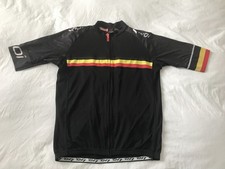 EKOI Belgium National Team Replica Aero Race Jersey BLACK 42-44" 3XL=Extra Large