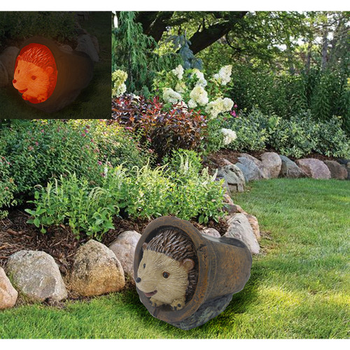 Solar hedgehog garden light - hedgehog,