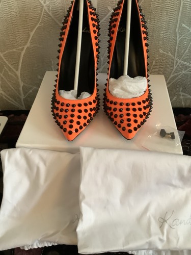 Kandee cheeky orange studded - orange,
