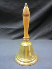 Vintage Brass Hand Bell Pub