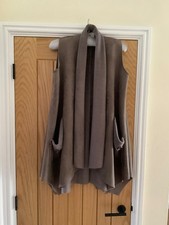 EVATRALALA,Paris,size L ,faux suede/ moleskin fur lined waistcoat, never worn