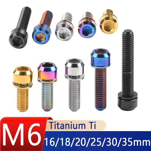Bicycle stem bolts titanium - m6,