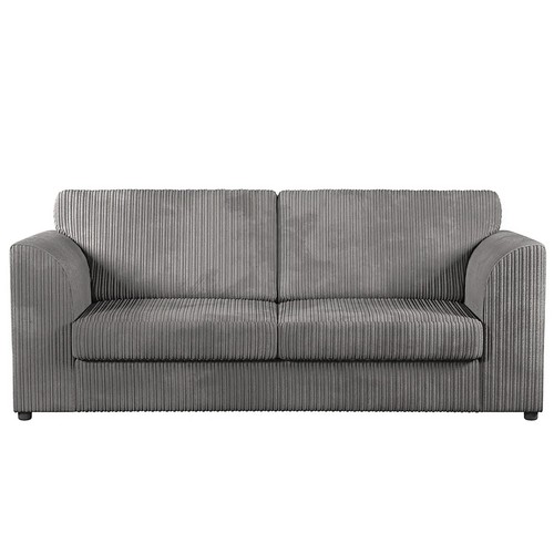 Black jumbo cord sofa suite - jumbo,