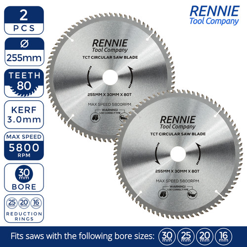 255mm 80t x 30mm - x,
