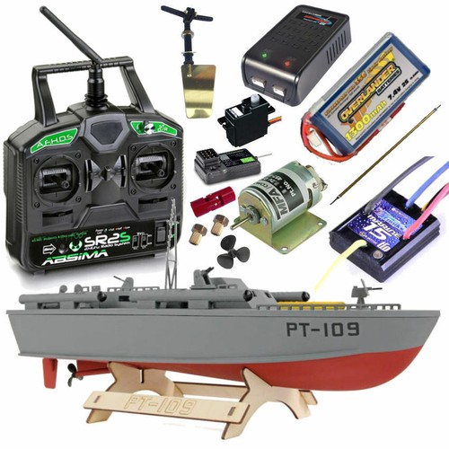 Wooden boat model kit radio - boat,