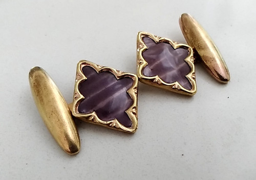 Vintage cufflinks art - cufflinks,