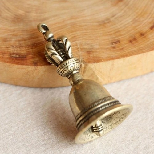 Brass handle loud hand bell - brass,