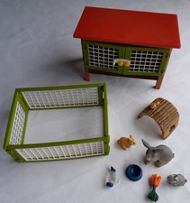 Schleich Model Rabbit Hutch Set 42420 VGC