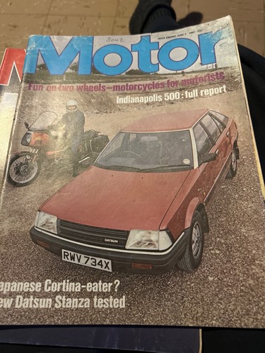Datsun stanza motor magazine - motor,