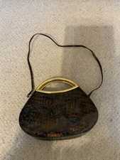 stuart weitzman brown handbag