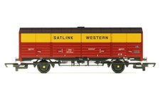 Hornby Railroad R60229 SATLINK WESTERN 45T ZRA Van "KDC 201003" NEW