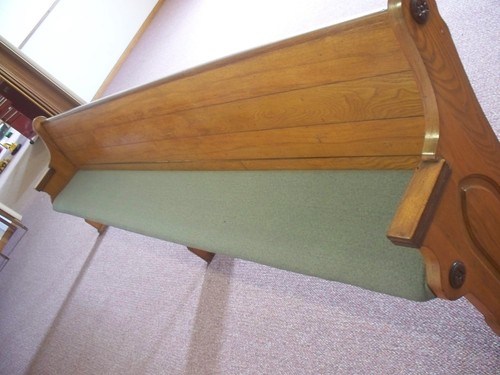 Church pew solid wood - solid, wood,