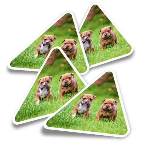 Triangle stickers - 4x,