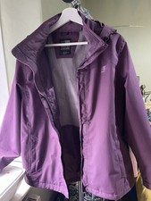 Karrimor Ladies Size 14 Waterproof Jacket Purple