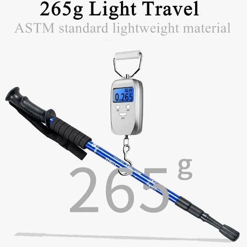 Aluminium alloy trekking poles - aluminium,