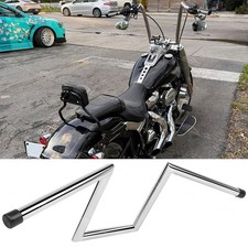 1" Chrome Z Drag Bar Handlebar