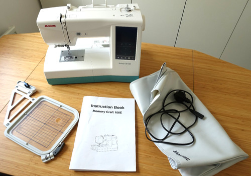 Janome 100e embroidery machine - janome,