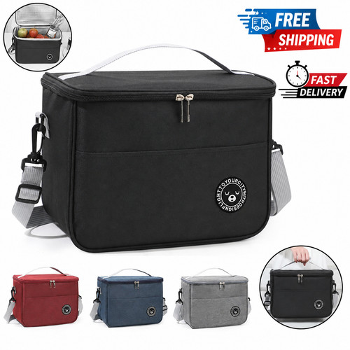 Large insulated lunch bag - insulated,