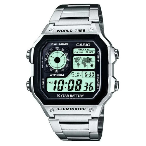 Casio watch digital - watch, time
