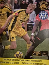 25/26  Tiverton Town  v Yate town  slps oct 25th