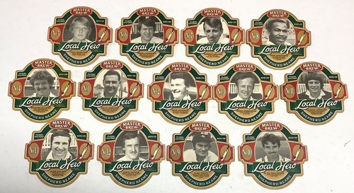 Kent cricket beer mats - cricket,