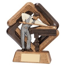 Pool/ Snooker Trophy Award Resin - 16cm - Bargain Cheap